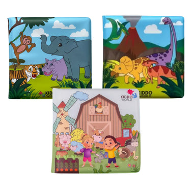 AquaBook | Diversión salpicante - Libro de baño resistente al agua para aprender y jugar